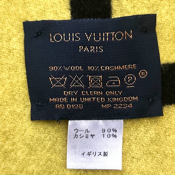 LOUIS VUITTON Wool Cashmere City Gravity Scarf, oversized, Unisex - Picture 12 of 15